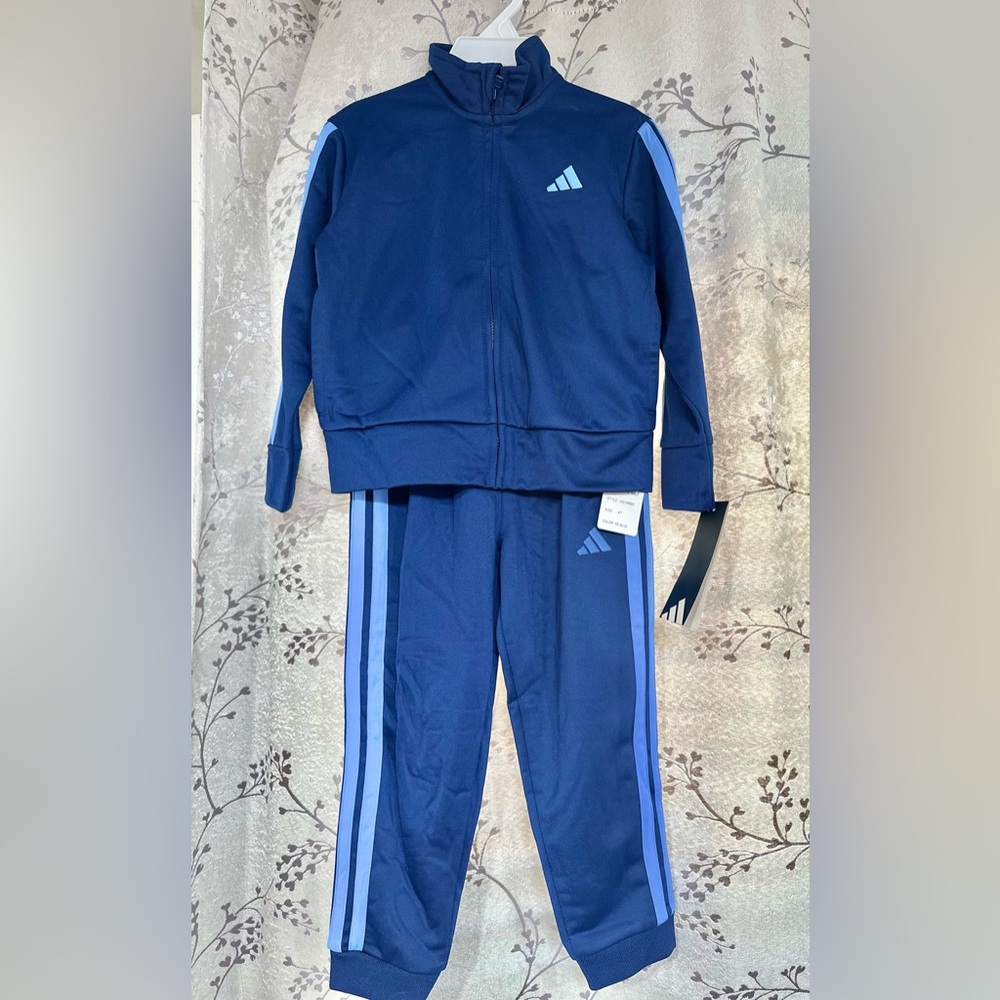 T.J.Maxx Kids Navy and Light Blue Joggers